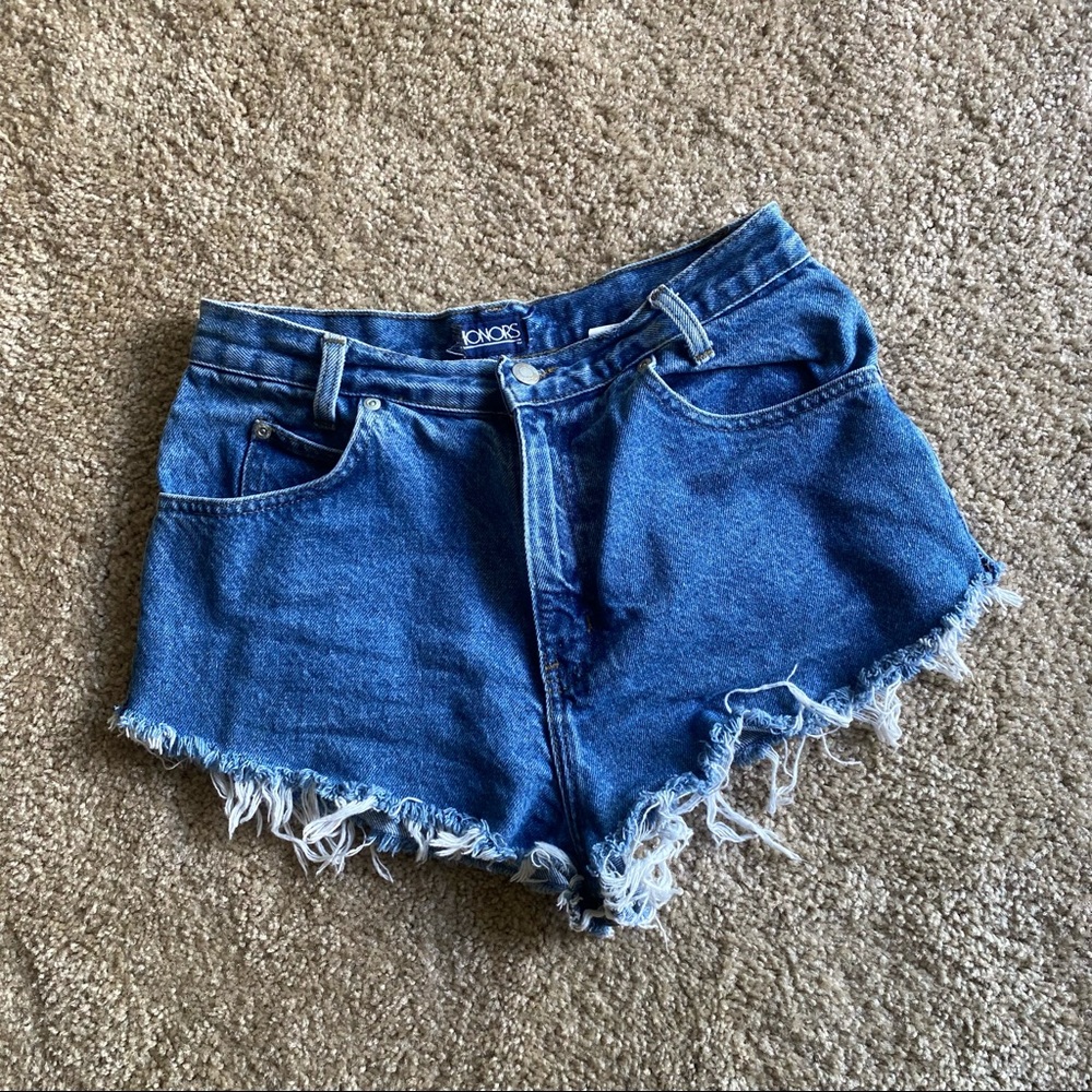 High waisted short shorts